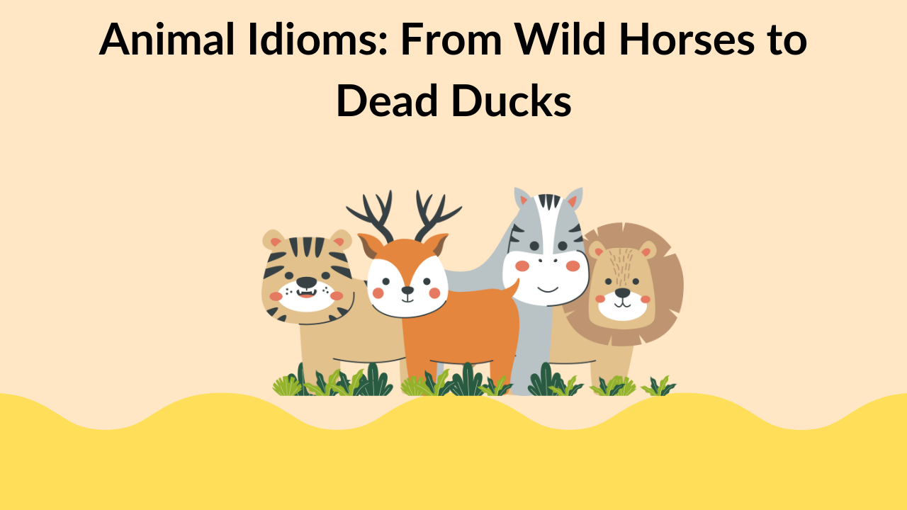 Animal Idioms: From Wild Horses to Dead Ducks