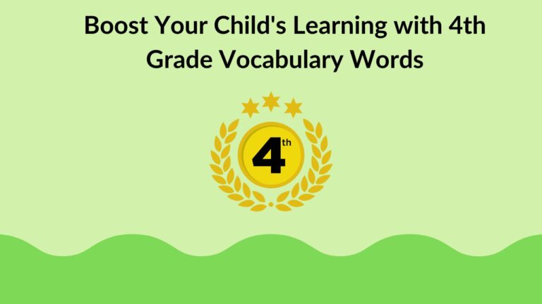Boost Your Child's Learning with 4th Grade Vocabulary Words