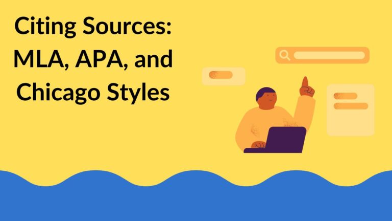 Citing Sources: MLA, APA, and Chicago Styles