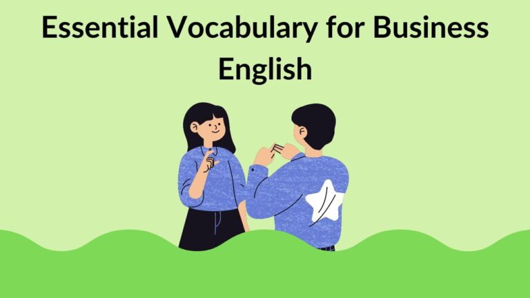 Essential Vocabulary for Business English